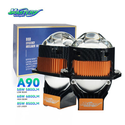 Αγορά Μάστερς Α90 Οθόνη LED Laser/Hi/Lo Beam 85W 8500 Lumens 3 ιντσών Δύο προβολέας λέιζερ online manufacture