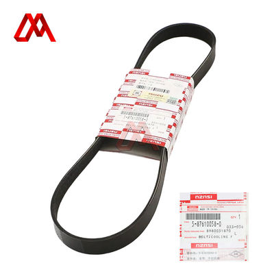 5-87610058-0 Cooling Fan Belt 8-98003187-0 for ISUZU FRR NPR 4J4H