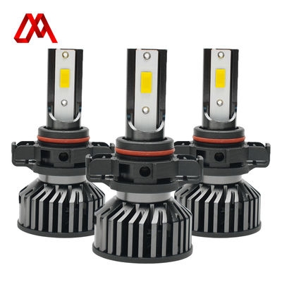 F2 75W 7500 Lumens 6500k Cool White H3 H7 H11 LED Headlights Bulbs