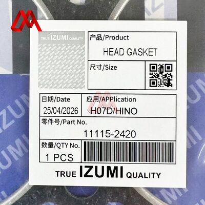 Cylinder Head Gasket 11115-2420 Fit for H07D Engine Heavy Duty Truck Parts Cylinder Bed Gasket